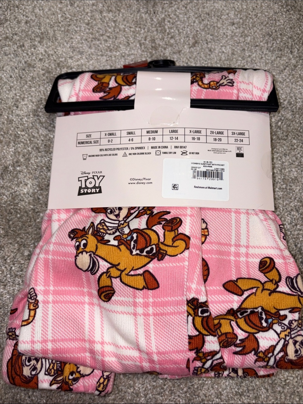 Women’s Toy Story Jesse and Bullseye Hacci Knit Wide Leg Sleep Pants - Medium - Picture 2 of 5